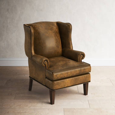 Thatcher leather wingback chair online